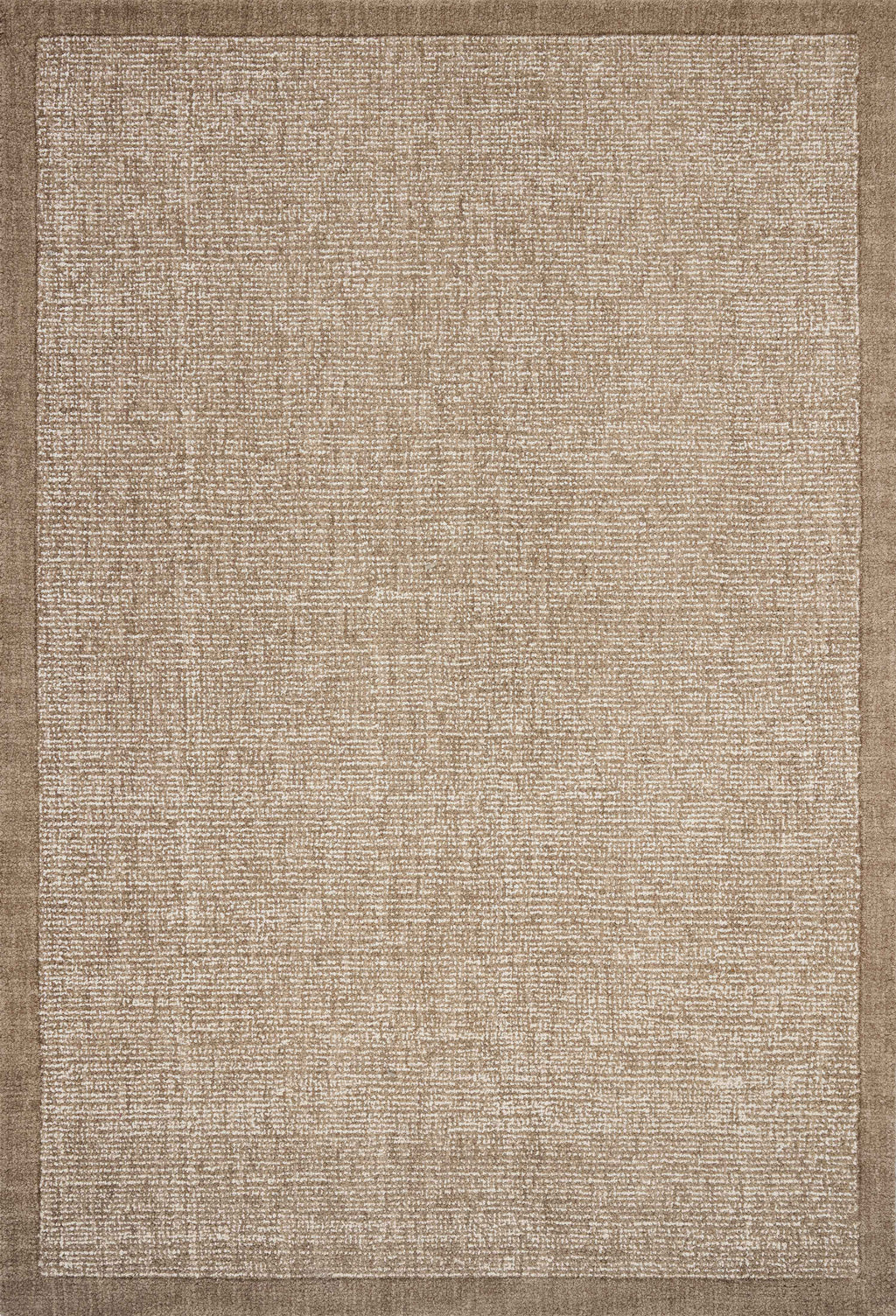 Magnolia Home by Joanna Gaines x Loloi Henley Rug in Ivory / Brown Ivory Accent Hand-Tufted Wool/Polyester