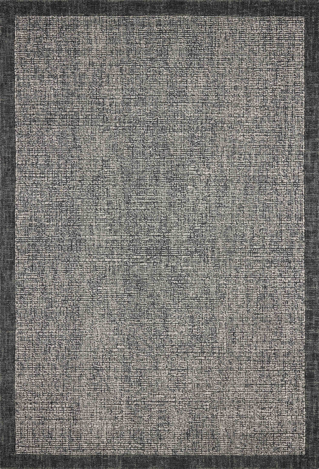 Magnolia Home by Joanna Gaines x Loloi Henley Rug in Ivory / Charcoal Ivory Accent Hand-Tufted Wool/Polyester