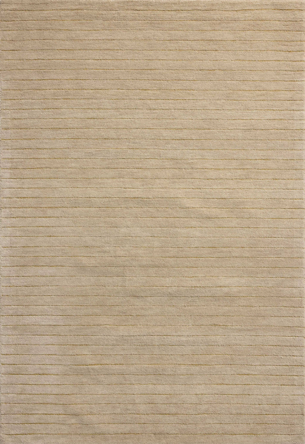 Chris Loves Julia x Loloi Henry Beige / Wheat 2'-3" x 3'-9" Runner Rug Beige Accent Hand-Tufted Wool