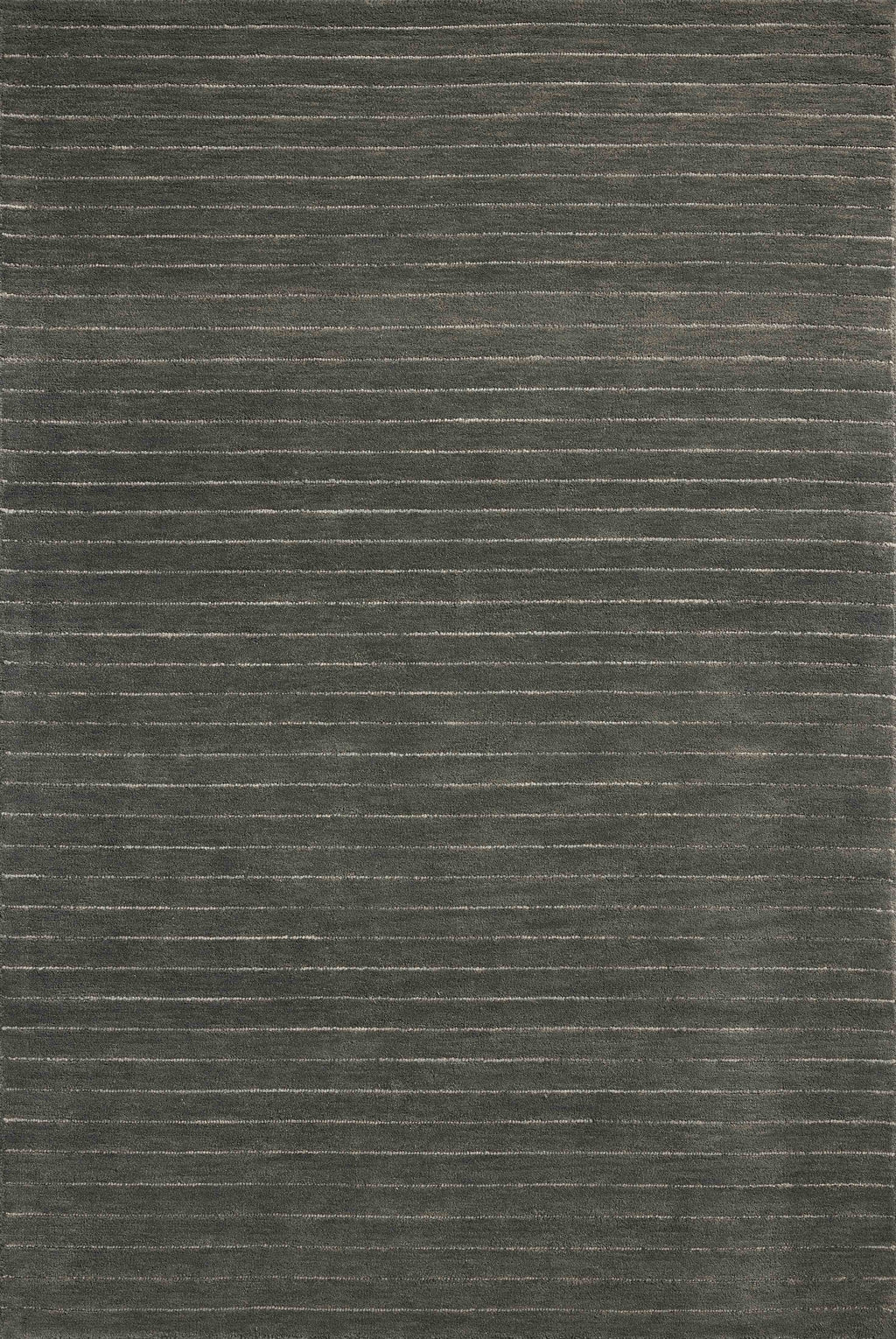 Chris Loves Julia x Loloi Henry Charcoal / Ivory 2'-3" x 3'-9" Runner Rug Gray Accent Hand-Tufted Wool