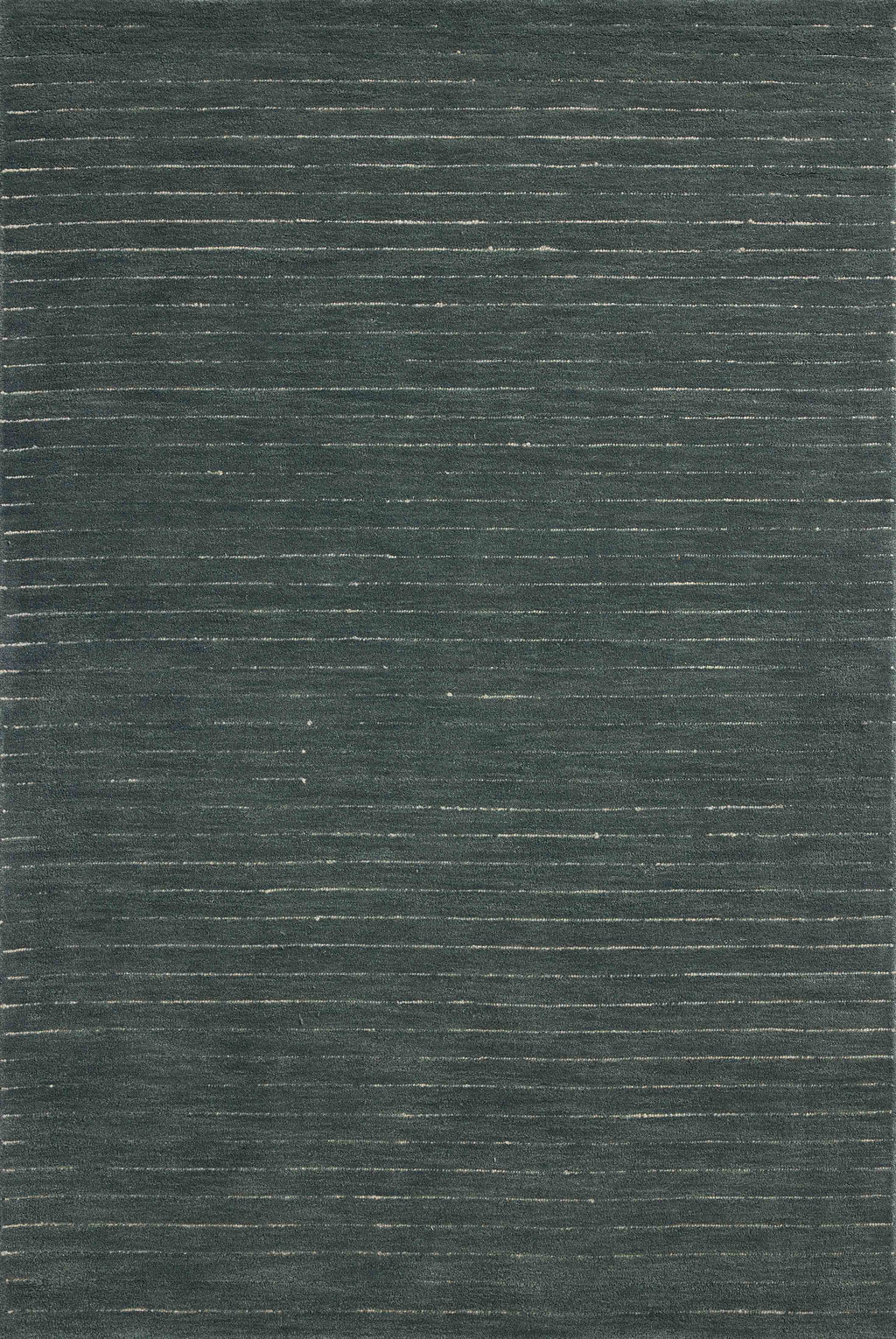 Chris Loves Julia x Loloi Henry Denim / Ivory 2'-3" x 3'-9" Runner Rug Blue Accent Hand-Tufted Wool