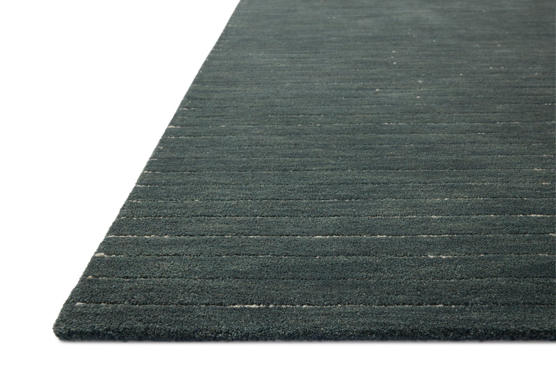 Chris Loves Julia x Loloi Henry Denim / Ivory 2'-3" x 3'-9" Runner Rug Blue Accent Hand-Tufted Wool