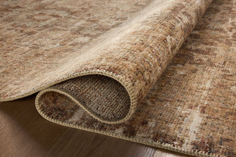 Loloi Heritage Bark / Multi 2'-0" x 3'-0" Accent Rug Beige Accent Power-Loomed Polypropylene/Polyester/Wool