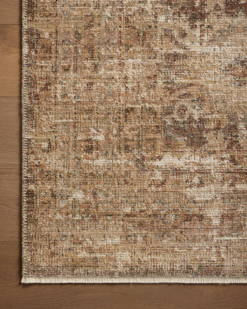 Loloi Heritage Bark / Multi 2'-0" x 3'-0" Accent Rug Beige Accent Power-Loomed Polypropylene/Polyester/Wool