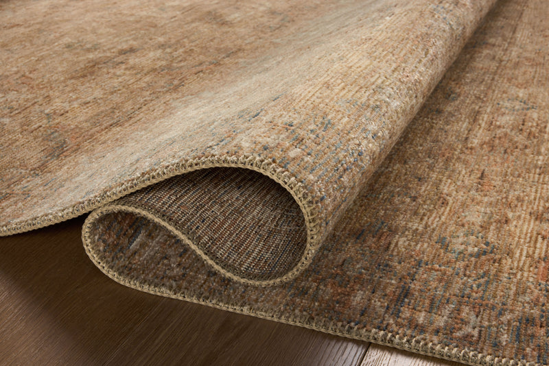 Loloi Heritage Natural / Mist 2'-0" x 3'-0" Accent Rug Beige Accent Power-Loomed Polypropylene/Polyester/Wool
