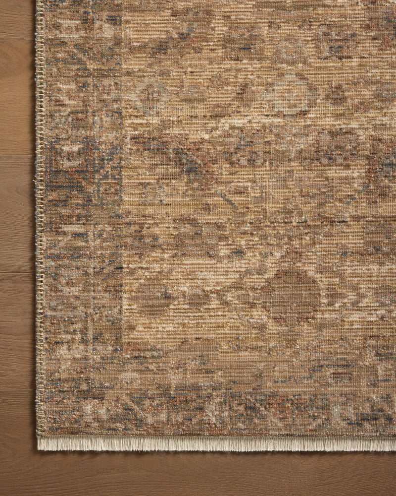 Loloi Heritage Natural / Mist 2'-0" x 3'-0" Accent Rug Beige Accent Power-Loomed Polypropylene/Polyester/Wool