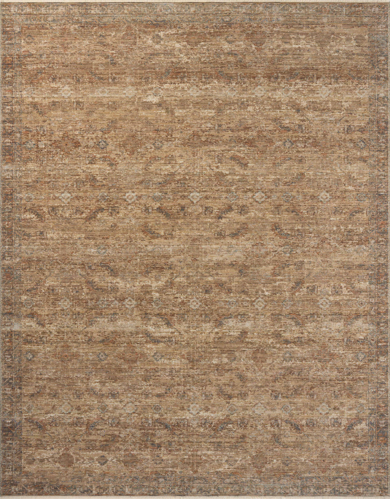 Loloi Heritage Natural / Mist 2'-0" x 3'-0" Accent Rug Beige Accent Power-Loomed Polypropylene/Polyester/Wool