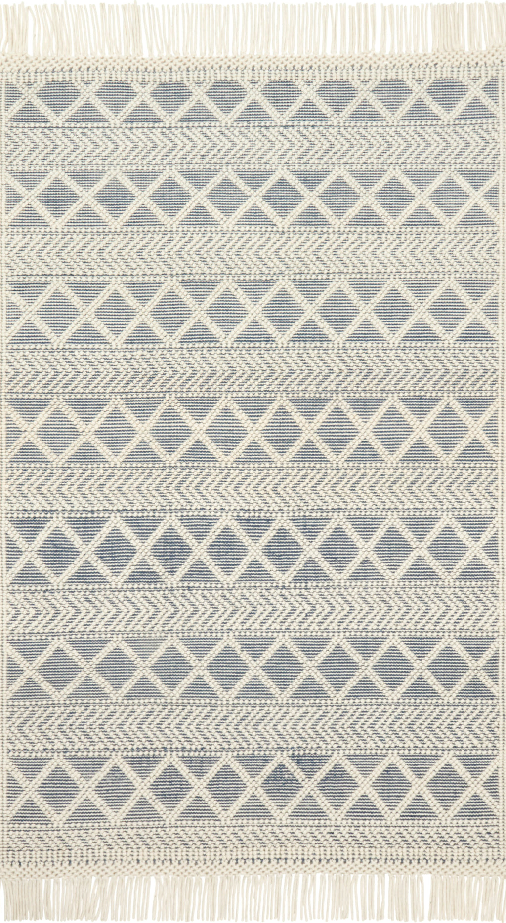 Holloway Collection Rug in NAVY / IVORY