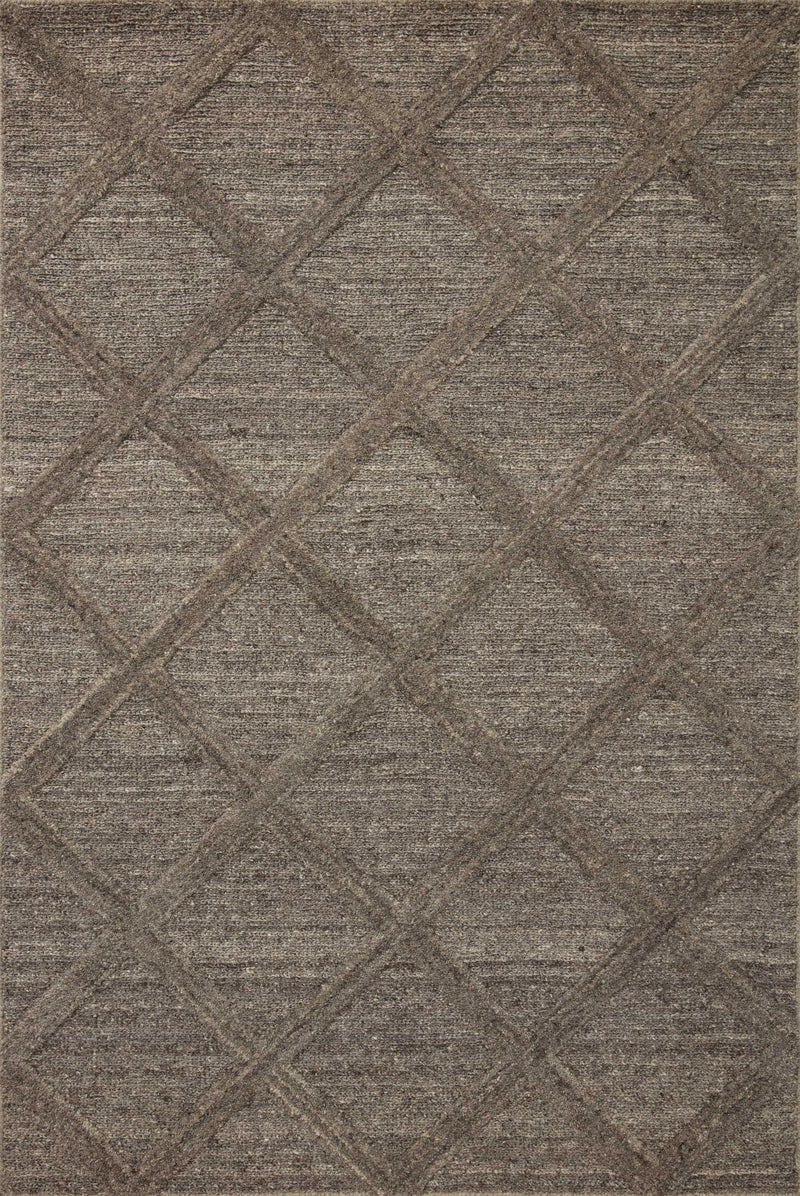 Magnolia Home by Joanna Gaines x Loloi Hunter Rug in Grey Grey Accent Hand-Tufted Wool