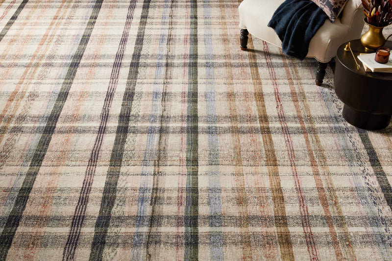 Chris Loves Julia x LoloiHumphrey Ivory / Multi 2' x 3'-6" Rectangle Accent Rug Ivory Accent Power-Loomed Polyester