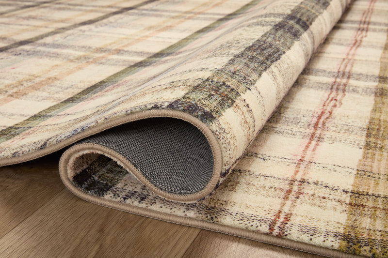 Chris Loves Julia x LoloiHumphrey Ivory / Multi 2' x 3'-6" Rectangle Accent Rug Ivory Accent Power-Loomed Polyester
