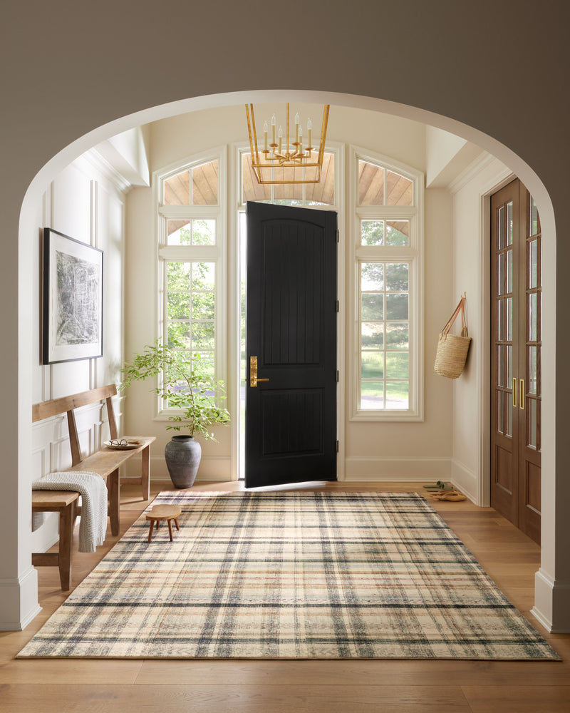 Chris Loves Julia x LoloiHumphrey Ivory / Multi 2' x 3'-6" Rectangle Accent Rug Ivory Accent Power-Loomed Polyester