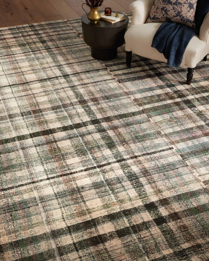 Chris Loves Julia x LoloiHumphrey Forest / Multi 2' x 3'-6" Rectangle Accent Rug Green Accent Power-Loomed Polyester