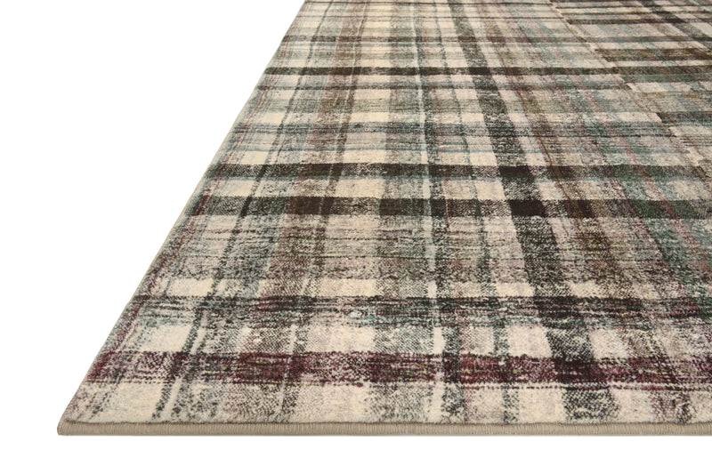Chris Loves Julia x LoloiHumphrey Forest / Multi 2' x 3'-6" Rectangle Accent Rug Green Accent Power-Loomed Polyester
