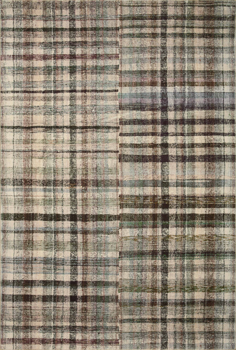 Chris Loves Julia x LoloiHumphrey Forest / Multi 2' x 3'-6" Rectangle Accent Rug Green Accent Power-Loomed Polyester