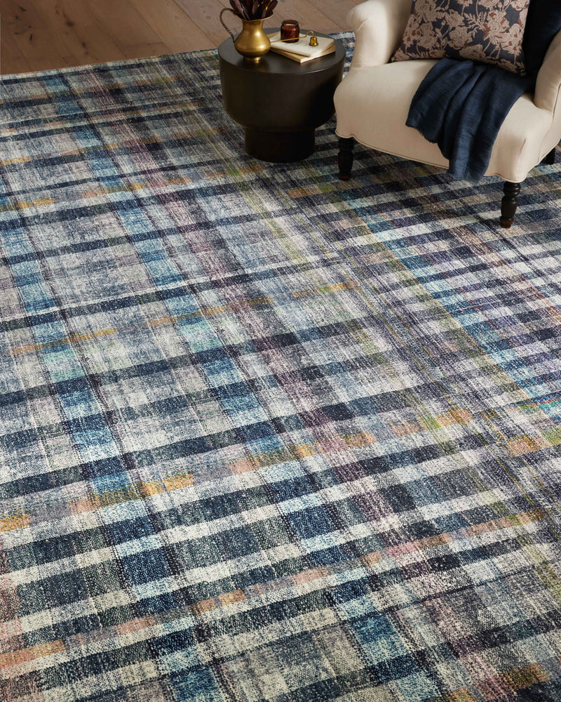 Chris Loves Julia x LoloiHumphrey Plum / Multi 2' x 3'-6" Rectangle Accent Rug Purple Accent Power-Loomed Polyester