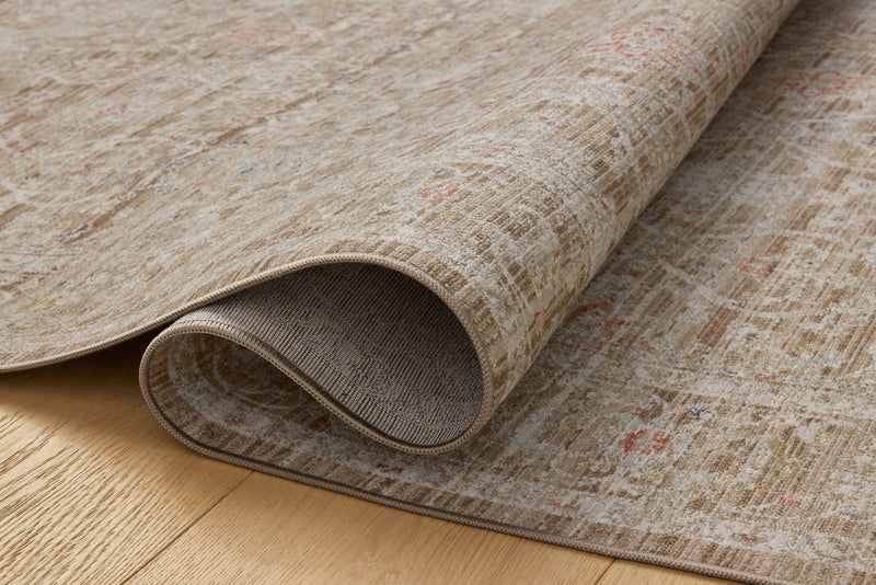 Chris Loves Julia x Loloi Ida Bark / Multi 2'-3" x 3'-10" Accent Rug Beige Accent Power-Loomed Polyester