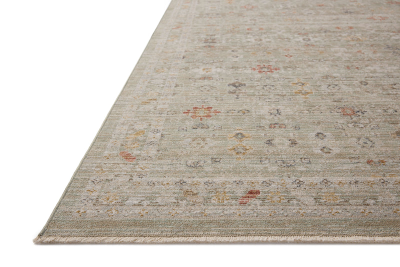 Chris Loves Julia x Loloi Ida Spa / Multi 2'-3" x 3'-10" Accent Rug Blue Accent Power-Loomed Polyester