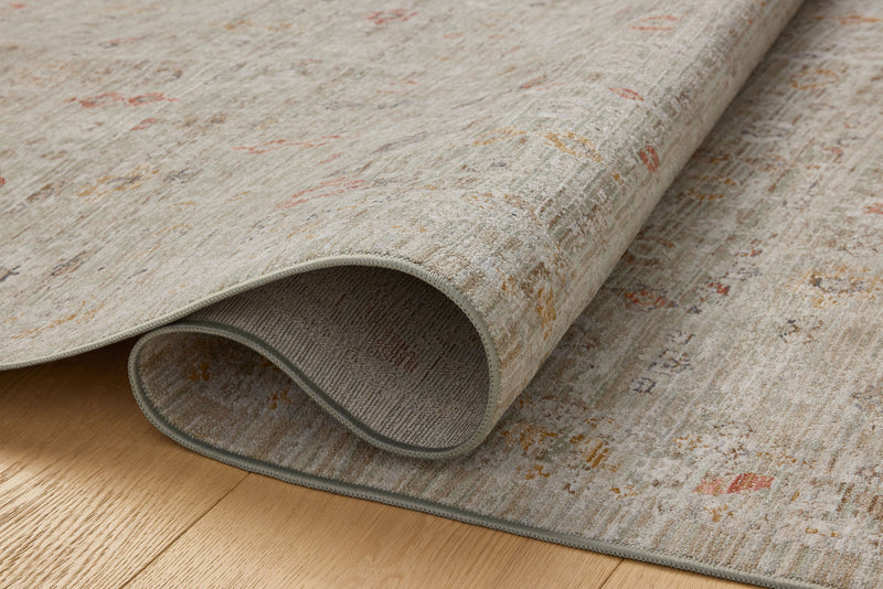 Chris Loves Julia x Loloi Ida Spa / Multi 2'-3" x 3'-10" Accent Rug Blue Accent Power-Loomed Polyester