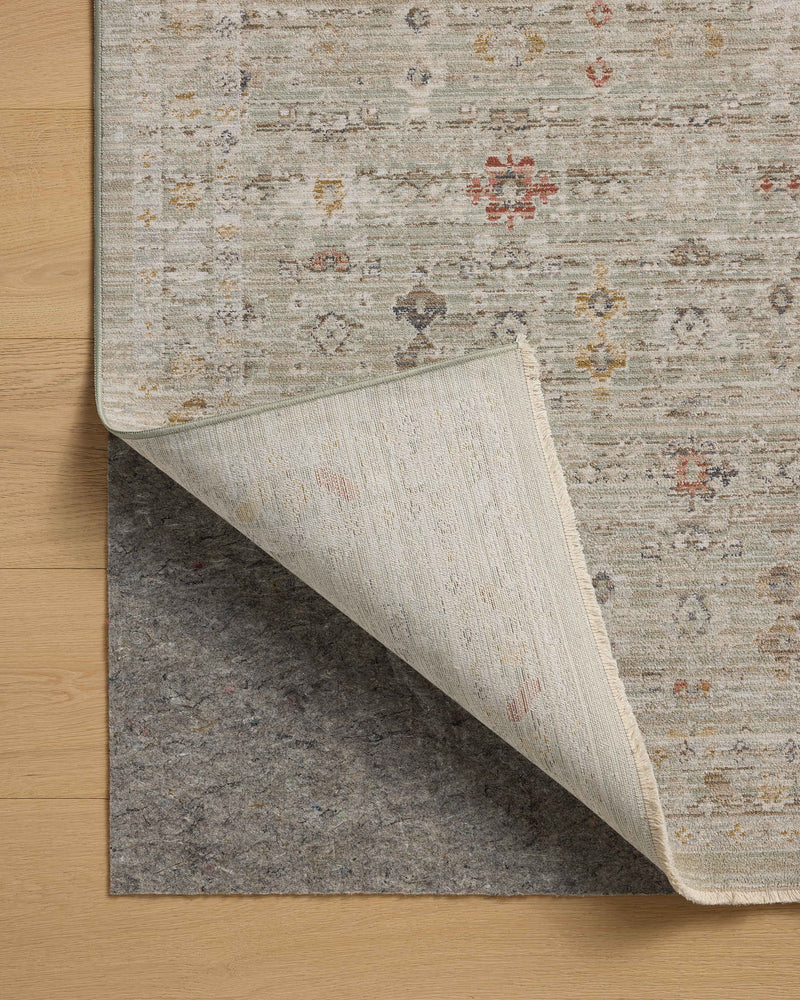 Chris Loves Julia x Loloi Ida Spa / Multi 2'-3" x 3'-10" Accent Rug Blue Accent Power-Loomed Polyester