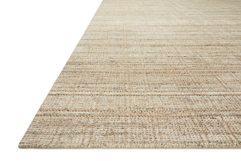 Loloi Jamie Natural / Sand 2'-0" x 3'-0" Accent Rug Beige Accent Hand-Loomed Jute/Polyester