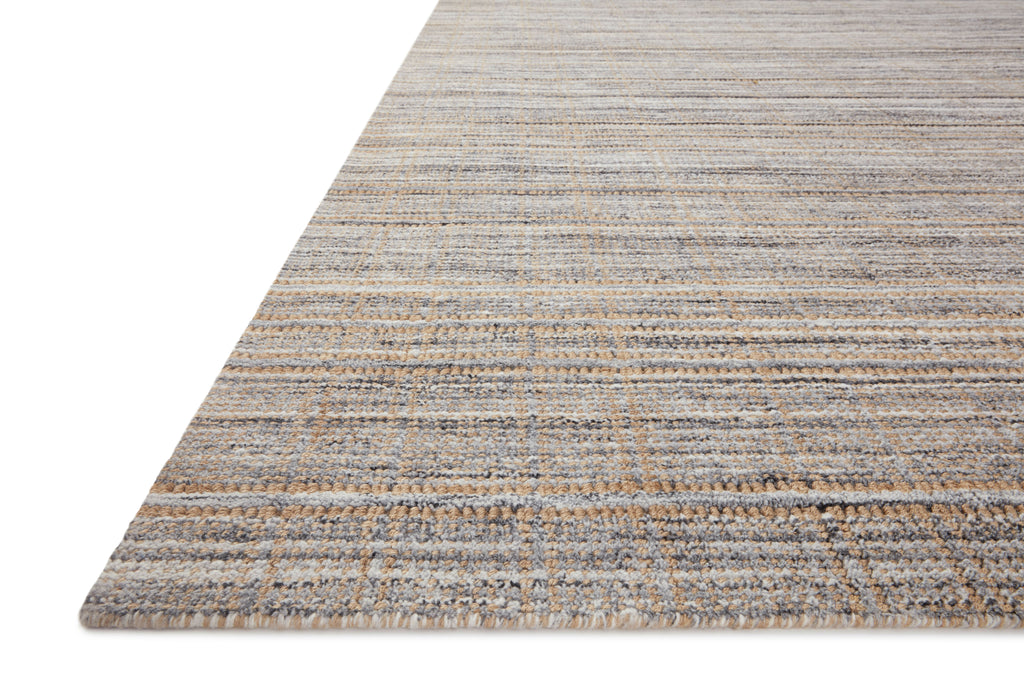 Loloi Jamie Natural / Slate 2'-0" x 3'-0" Accent Rug Beige Accent Hand-Loomed Jute/Polyester