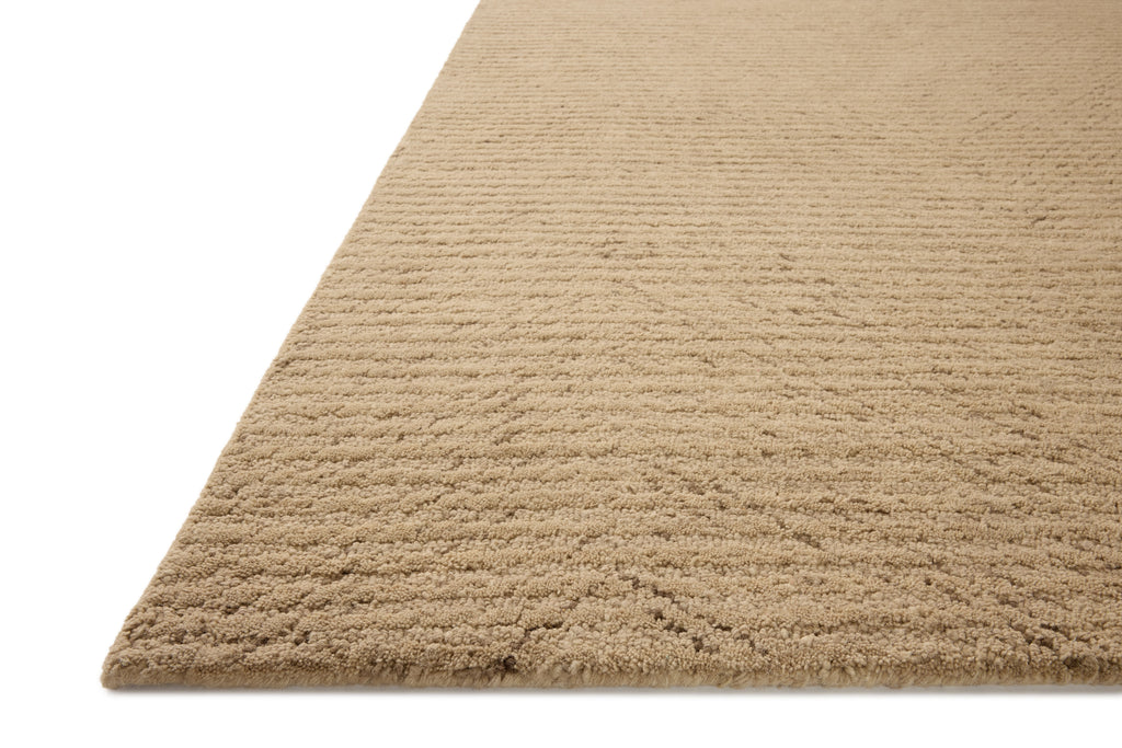 Loloi Kai Beige 18" x 18" Sample Rug Beige sample Hand-Tufted Wool
