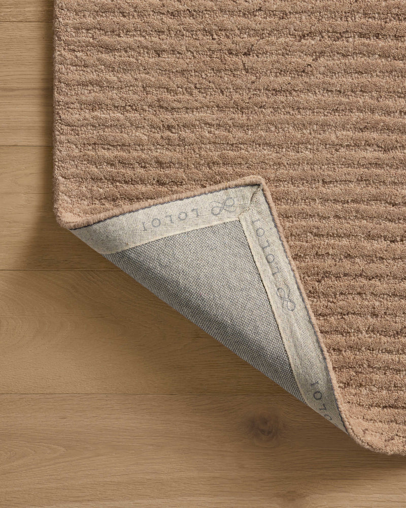 Loloi Kai Blush 18" x 18" Sample Rug Red sample Hand-Tufted Wool