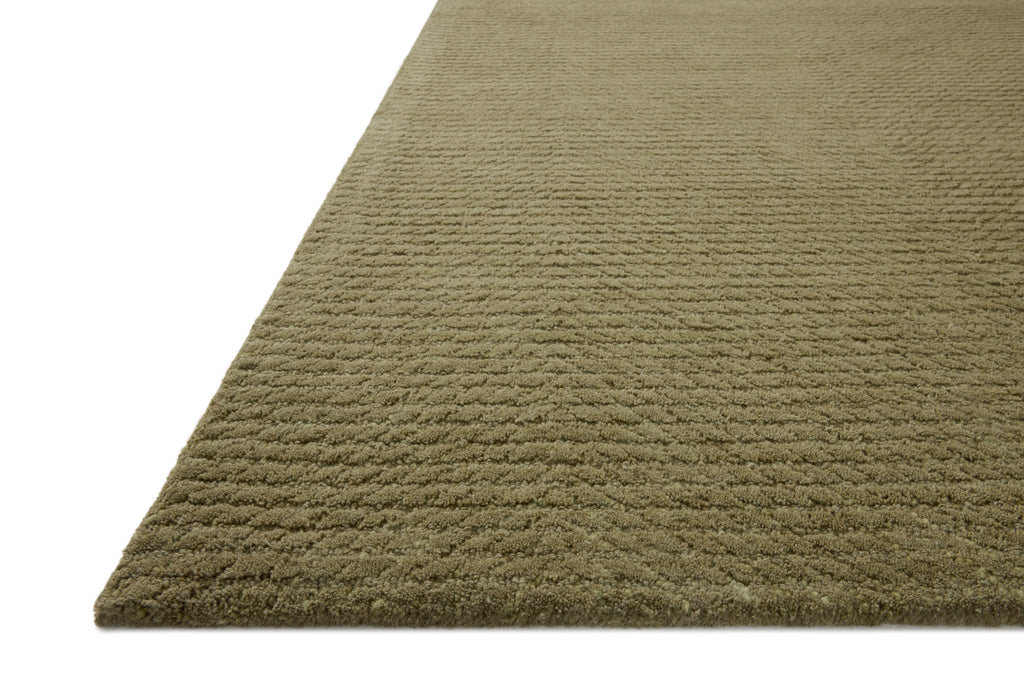 Loloi Kai Olive 18" x 18" Sample Rug Green sample Hand-Tufted Wool