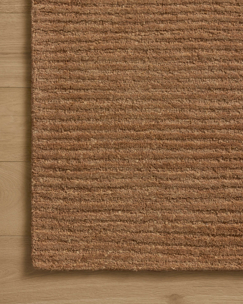 Loloi Kai Terracotta 18" x 18" Sample Rug Orange sample Hand-Tufted Wool