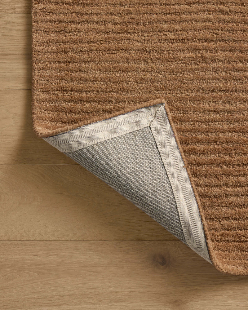 Loloi Kai Terracotta 18" x 18" Sample Rug Orange sample Hand-Tufted Wool