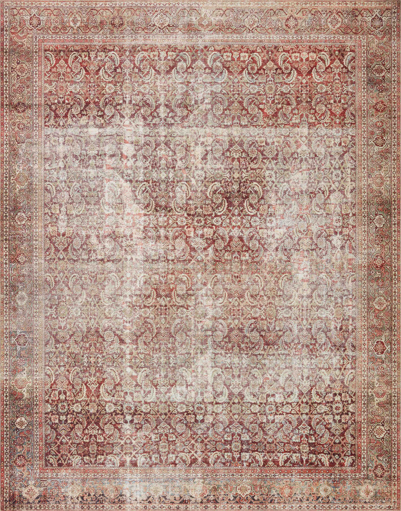 LAYLA Collection Rug  in  Cinnamon / Sage