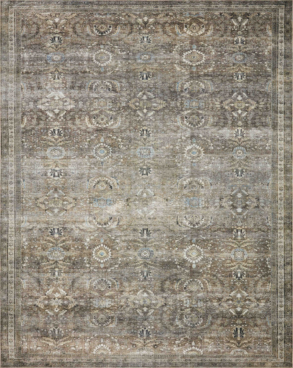 LAYLA Collection Rug  in  Antique / Moss