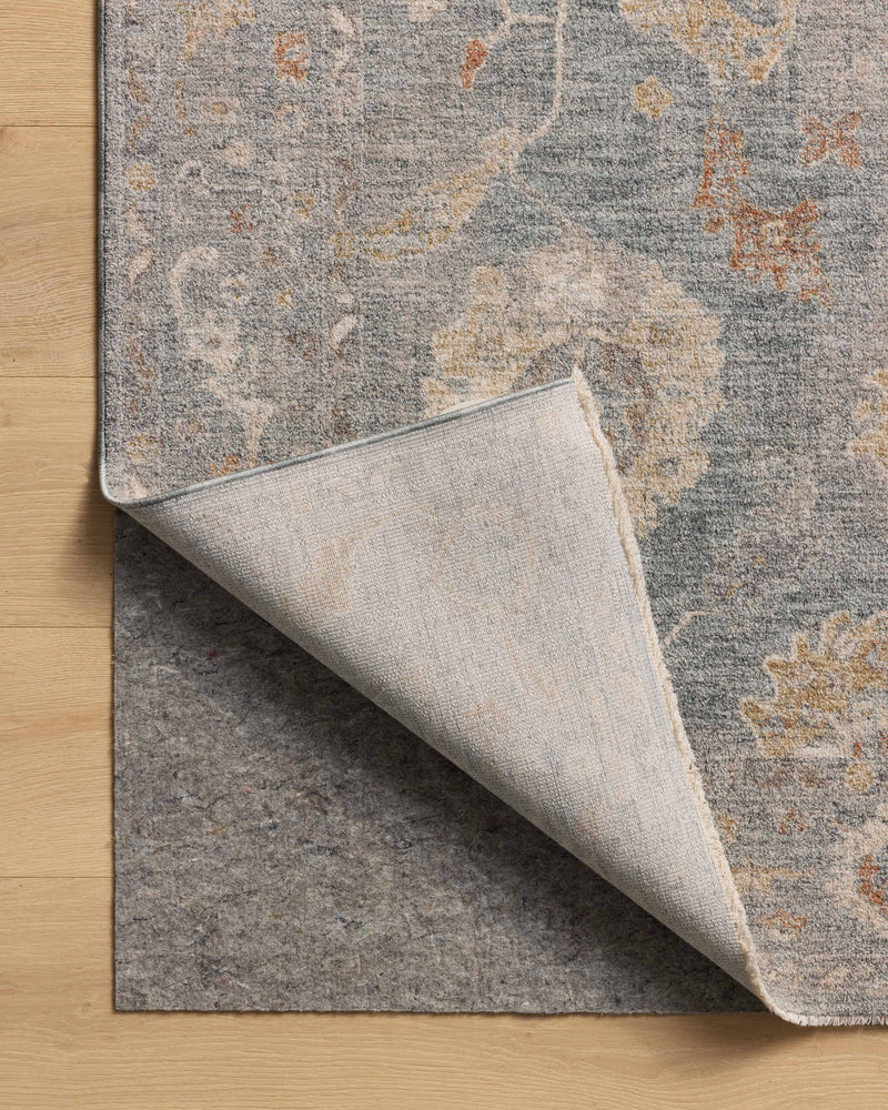Chris Loves Julia x Loloi Louisa Ocean / Sunset 2'-3" x 3'-10" Accent Rug Blue Accent Power-Loomed Polyester