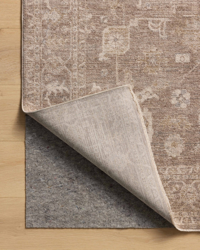 Chris Loves Julia x Loloi Louisa Taupe / Ivory 2'-3" x 3'-10" Accent Rug Beige Accent Power-Loomed Polyester