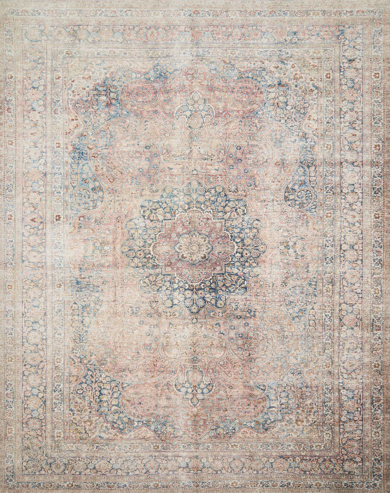 Lucca Collection Rug in ROSE