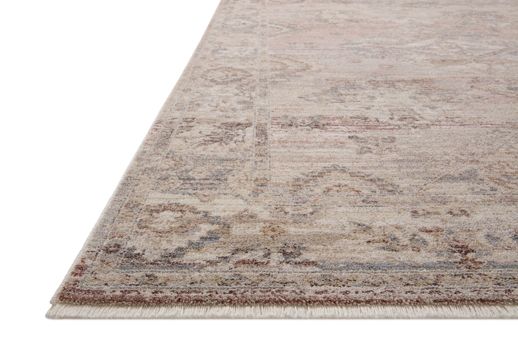 Lyra Collection Rug in Blush / Dove Red sample Power-Loomed Polyester