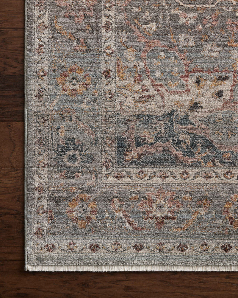 Lyra Collection Rug in Sky / Multi Blue sample Power-Loomed Polyester