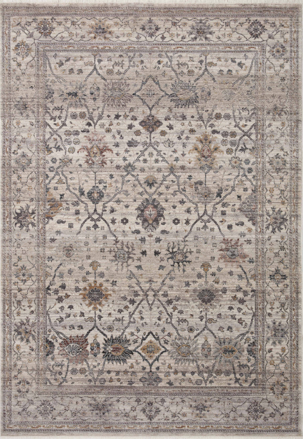 Lyra Collection Rug in Pebble / Multi Beige sample Power-Loomed Polyester