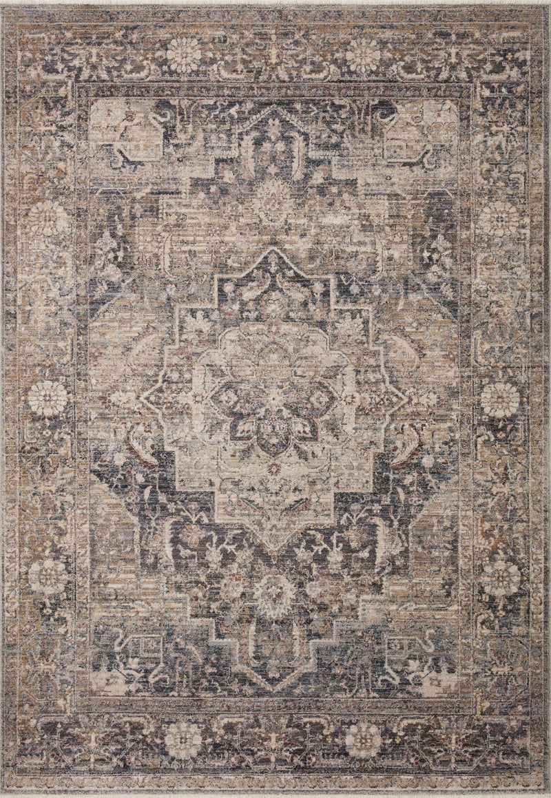 BONNEY Collection Rug  in  STONE / CHARCOAL