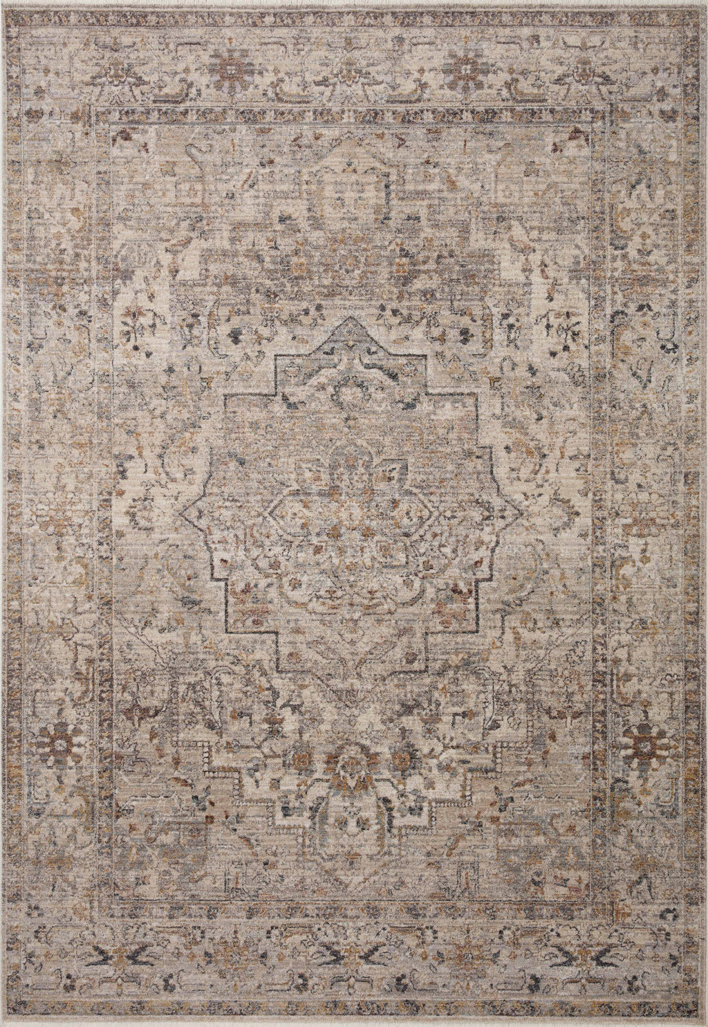 Lyra Collection Rug in Natural / Gold Beige sample Power-Loomed Polyester