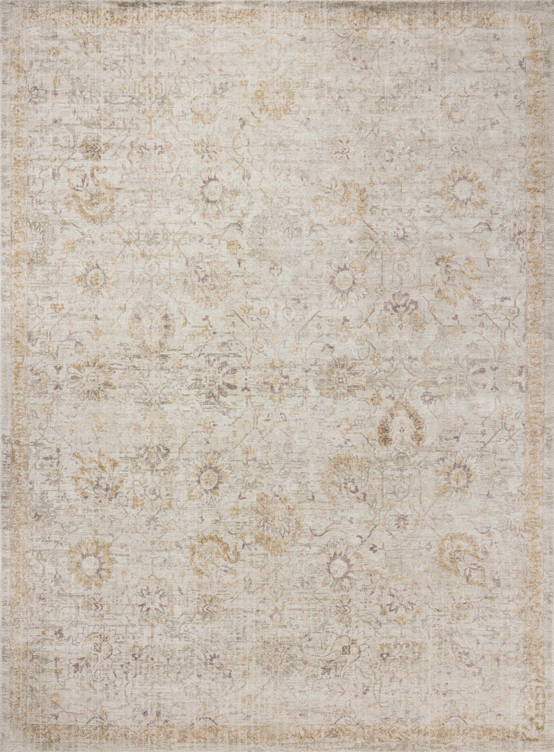 Loloi Marcella Sage / Gold 18" x 18" Sample Rug Green sample Hand-Woven Wool/Viscose