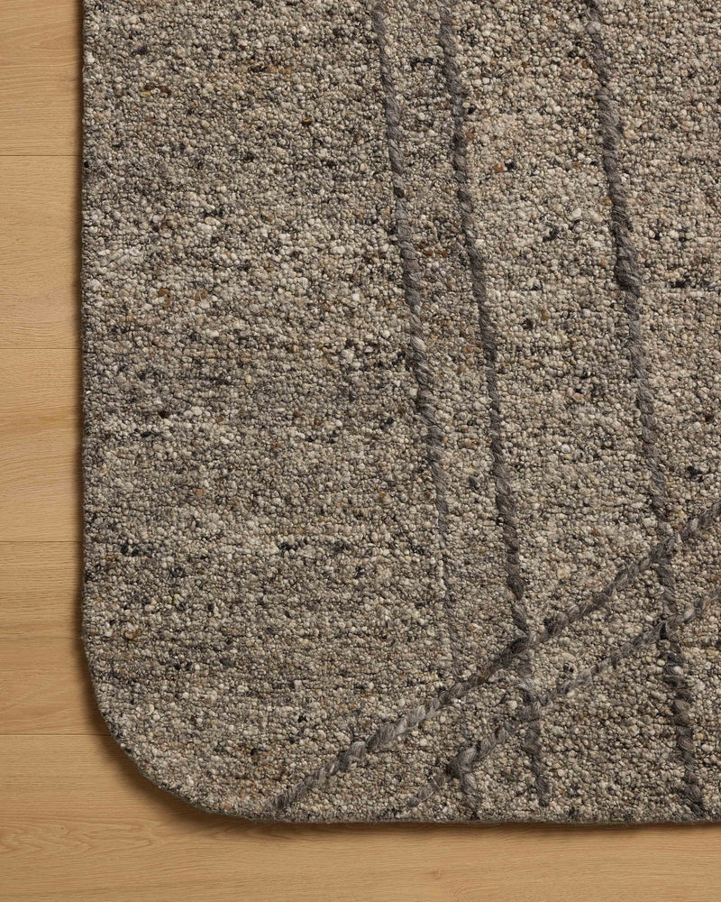 Loloi Otis Stone / Pebble 2'-3" x 3'-9" Accent Rug Gray Accent Hand-Tufted Wool