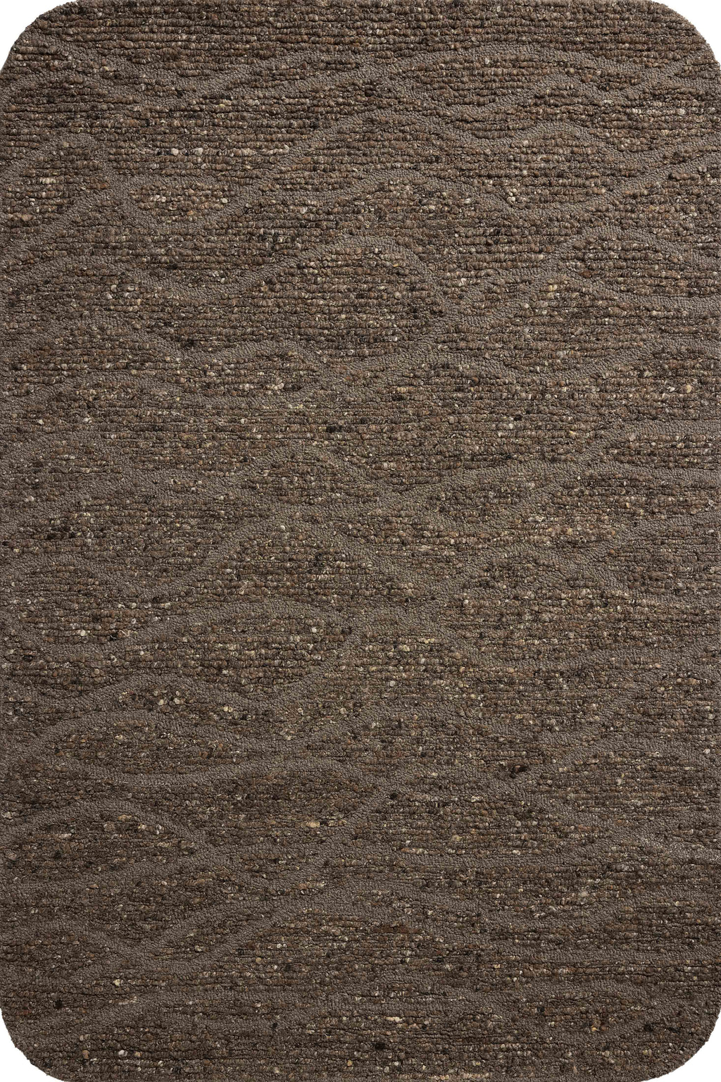 Loloi Otis Bark / Brown 2'-3" x 3'-9" Accent Rug Beige Accent Hand-Tufted Wool