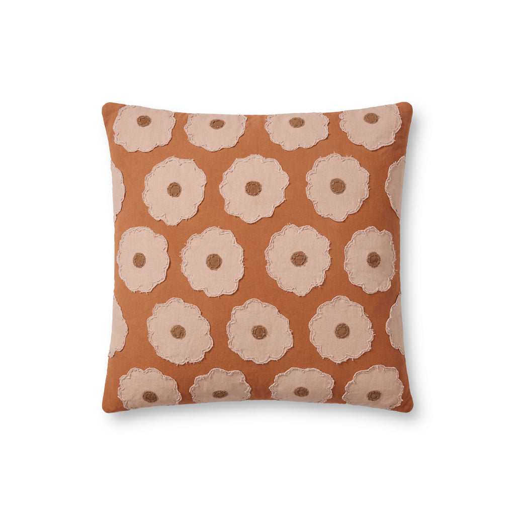 Pillow in Orange 18'' x 18'' Orange pillow Woven Cotton