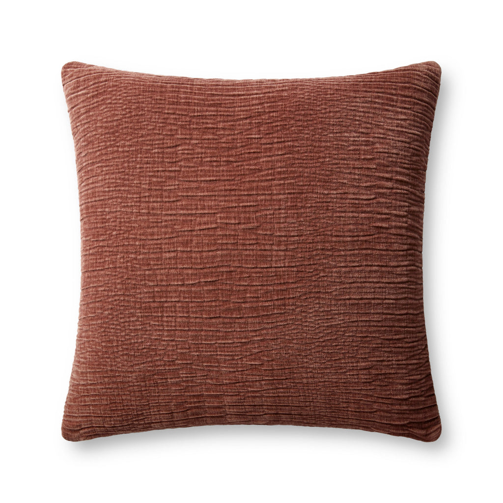 Pillow in Copper 22'' x 22'' Orange pillow Machine-Made Polyester