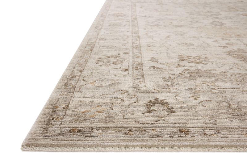 Magnolia Home by Joanna Gaines x Loloi Pace Rug in Natural / Stone Beige Accent Power-Loomed Polypropylene/Polyester