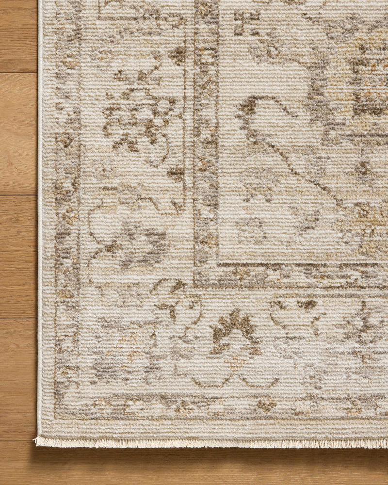 Magnolia Home by Joanna Gaines x Loloi Pace Rug in Natural / Stone Beige Accent Power-Loomed Polypropylene/Polyester