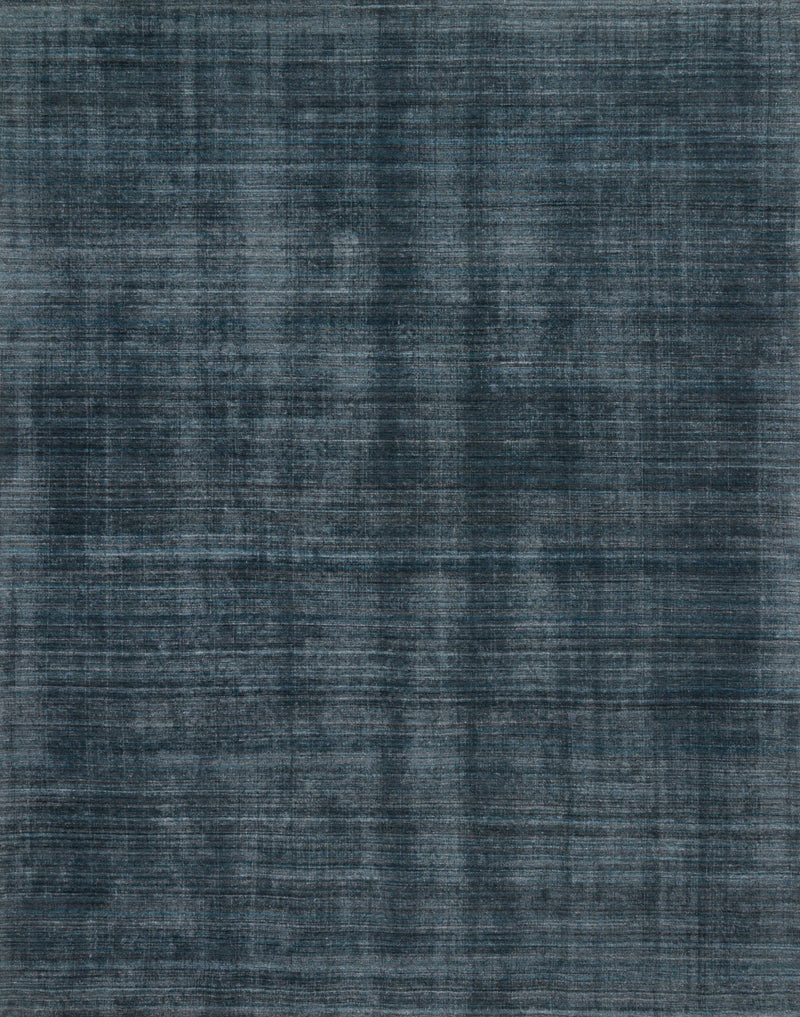Loloi Pasadena Midnight 2'-0" x 3'-0" Accent Rug Blue Accent Hand-Loomed Viscose/Wool