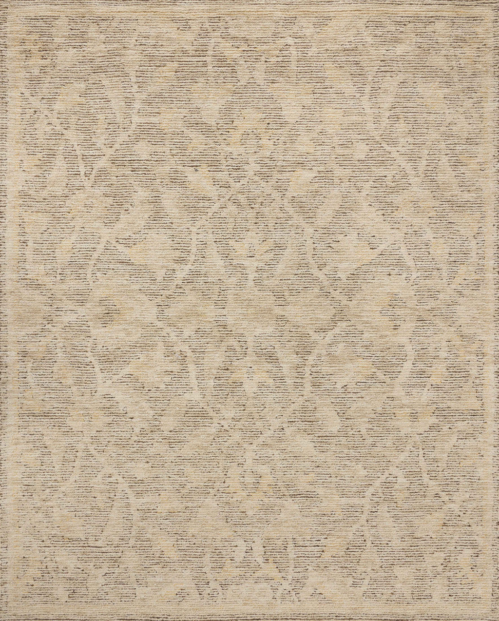 Loloi Penny Coffee / Natural 18" x 18" Sample Rug Brown sample Hand-Tufted Wool